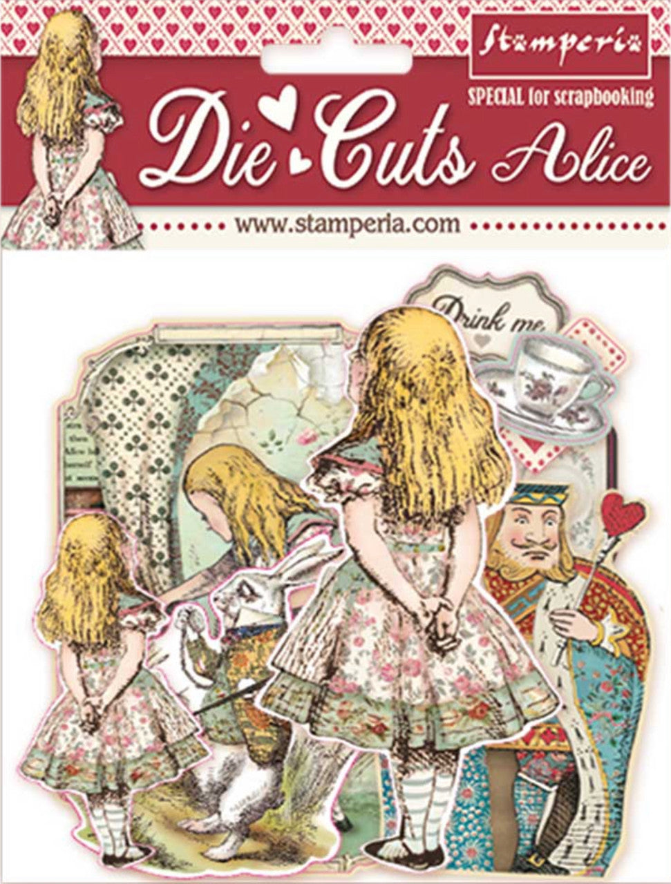 Stamperia Die Cuts Alice In Wonderland